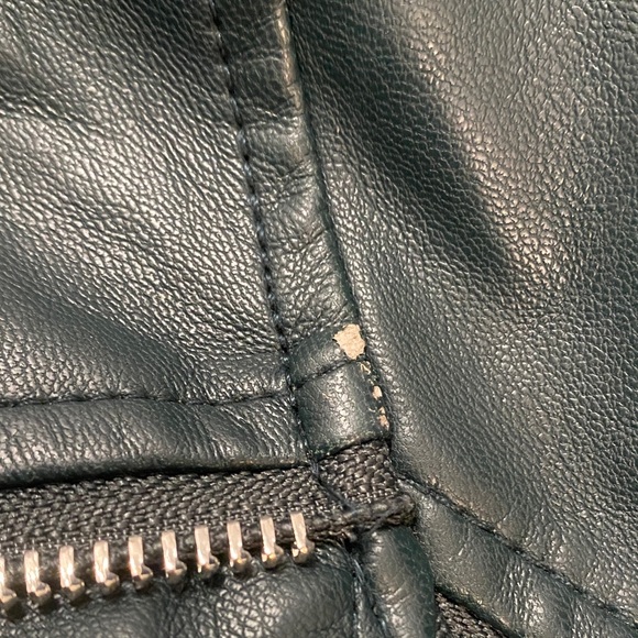Blank NYC Green Moto Faux Leather Jacket - Picture 9 of 9